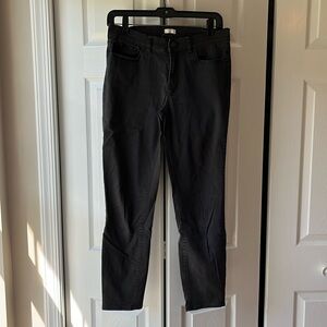 J Crew Stretch Black Pants Cropped